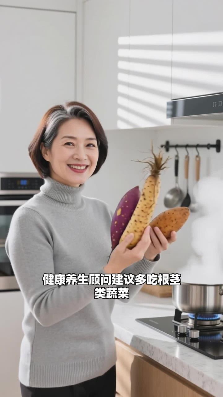 秋冬多吃根茎类蔬菜,红薯 + 山药,温补身体超棒