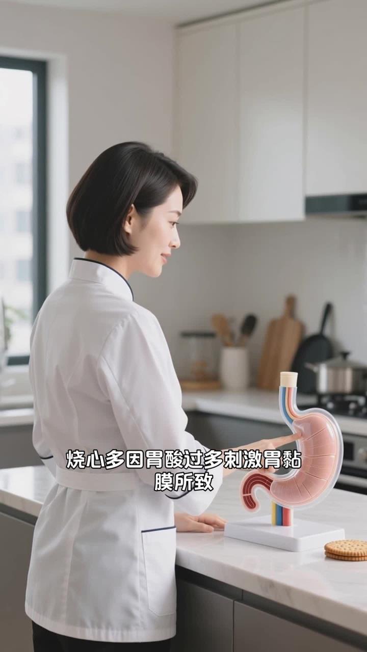 养胃抗酸饮食方案,苏打饼干 + 温牛奶 + 煮鸡蛋,缓解烧心