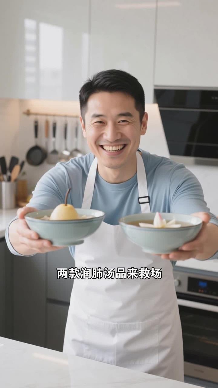 秋季润肺汤品,雪梨银耳汤百合莲子汤,滋阴润肺润喉咙