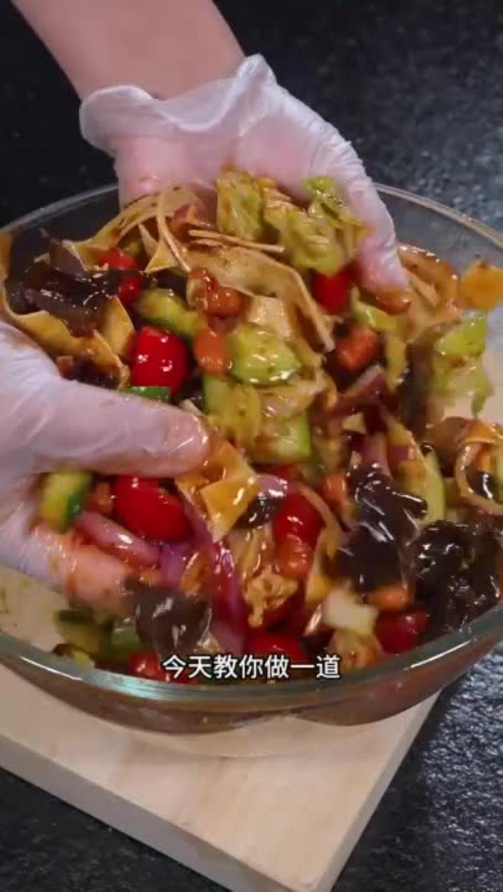 春节告别油腻!3分钟搞定清爽大拌菜,一家人都爱吃!