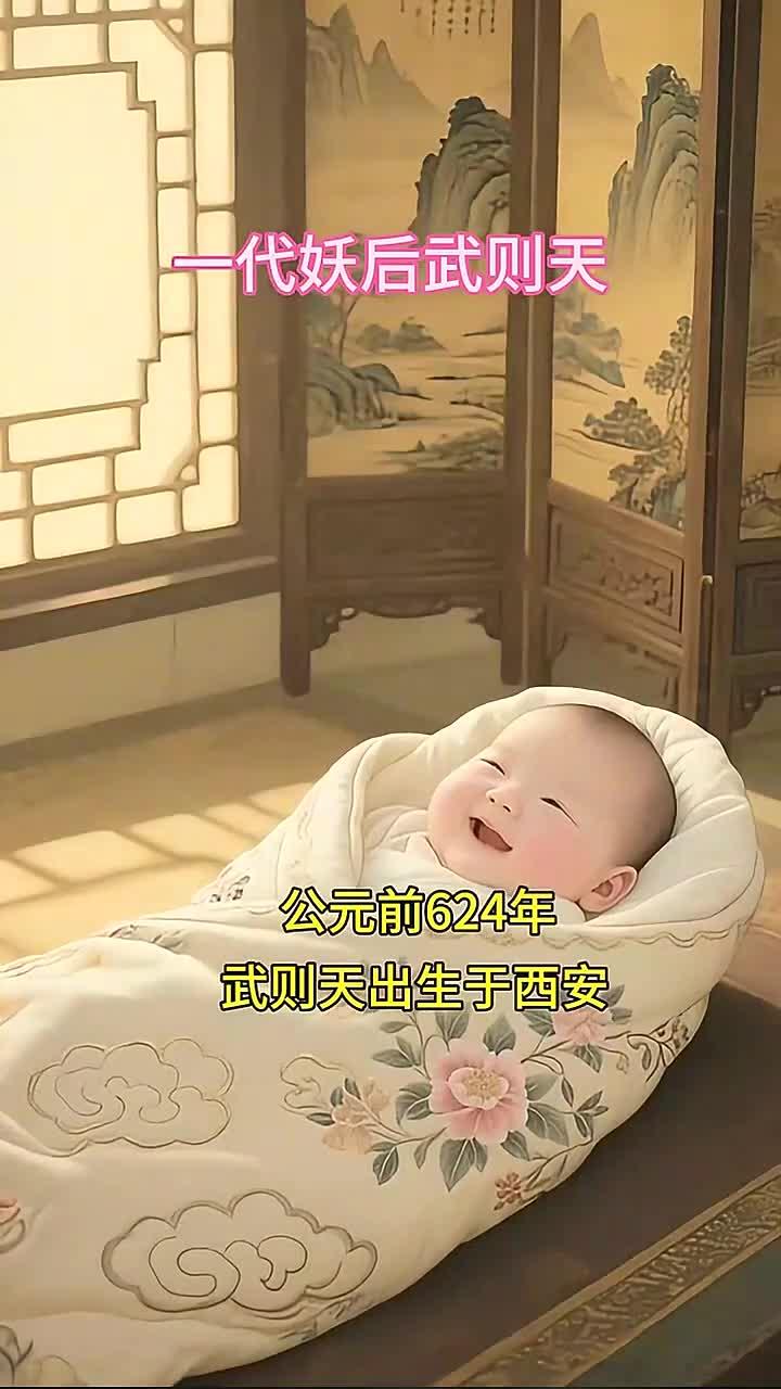 公元前624年武则天在西安诞生