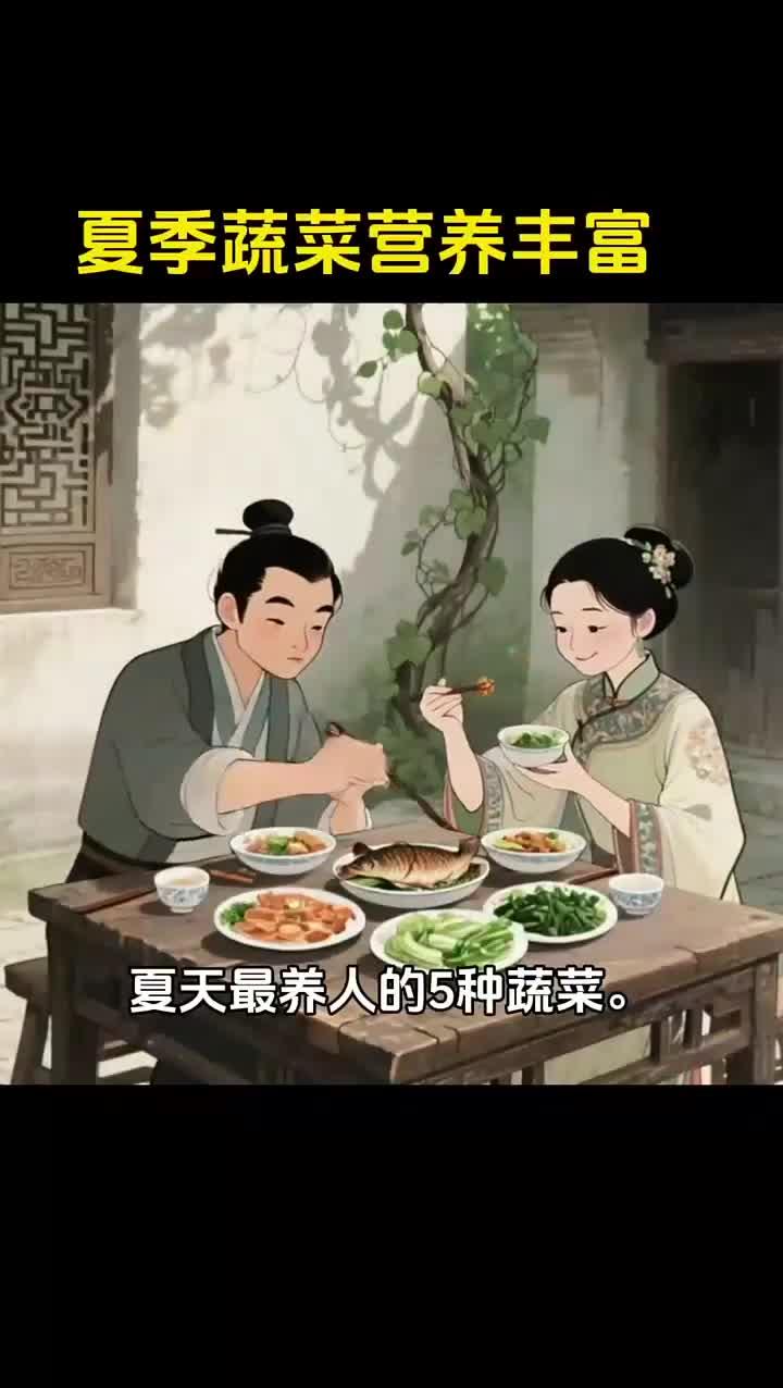 夏季蔬菜营养丰富