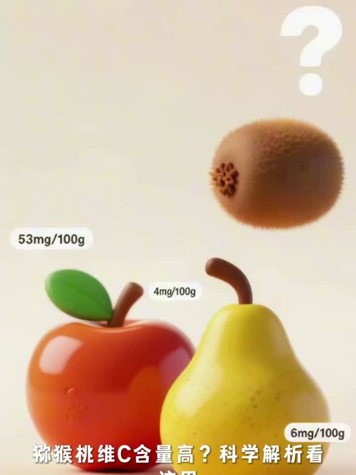 猕猴桃维C含量高?科学解析看这里