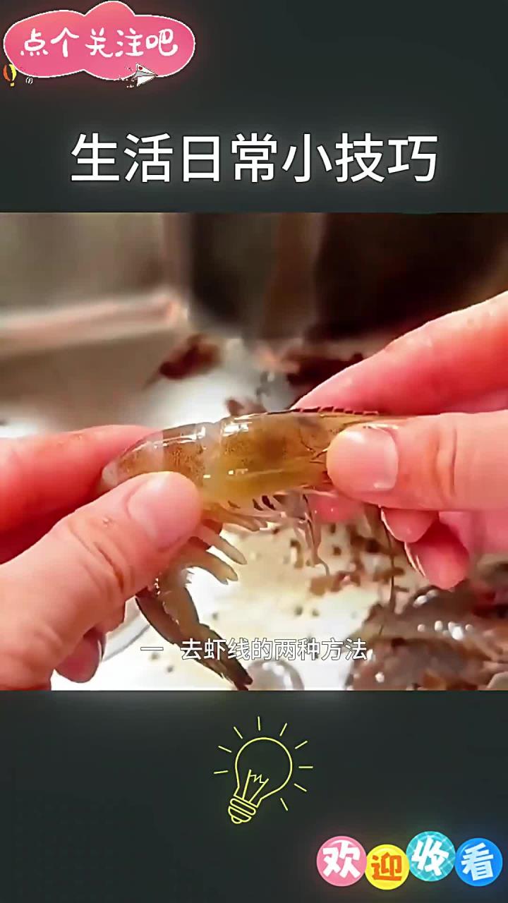 去虾线的好方法