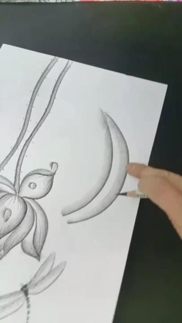 一支笔画鱼儿