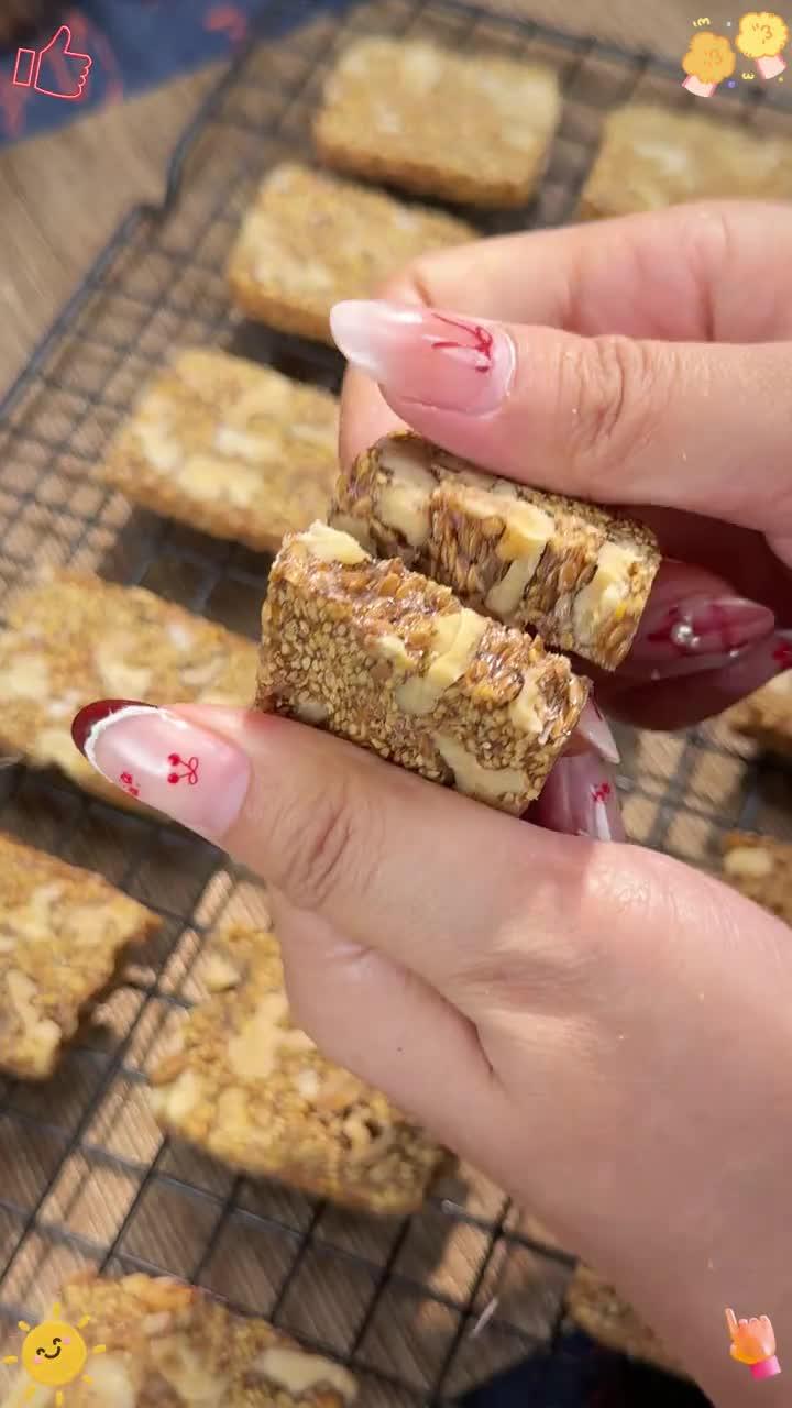下午茶配它!香脆亚麻籽核桃酥独立包装