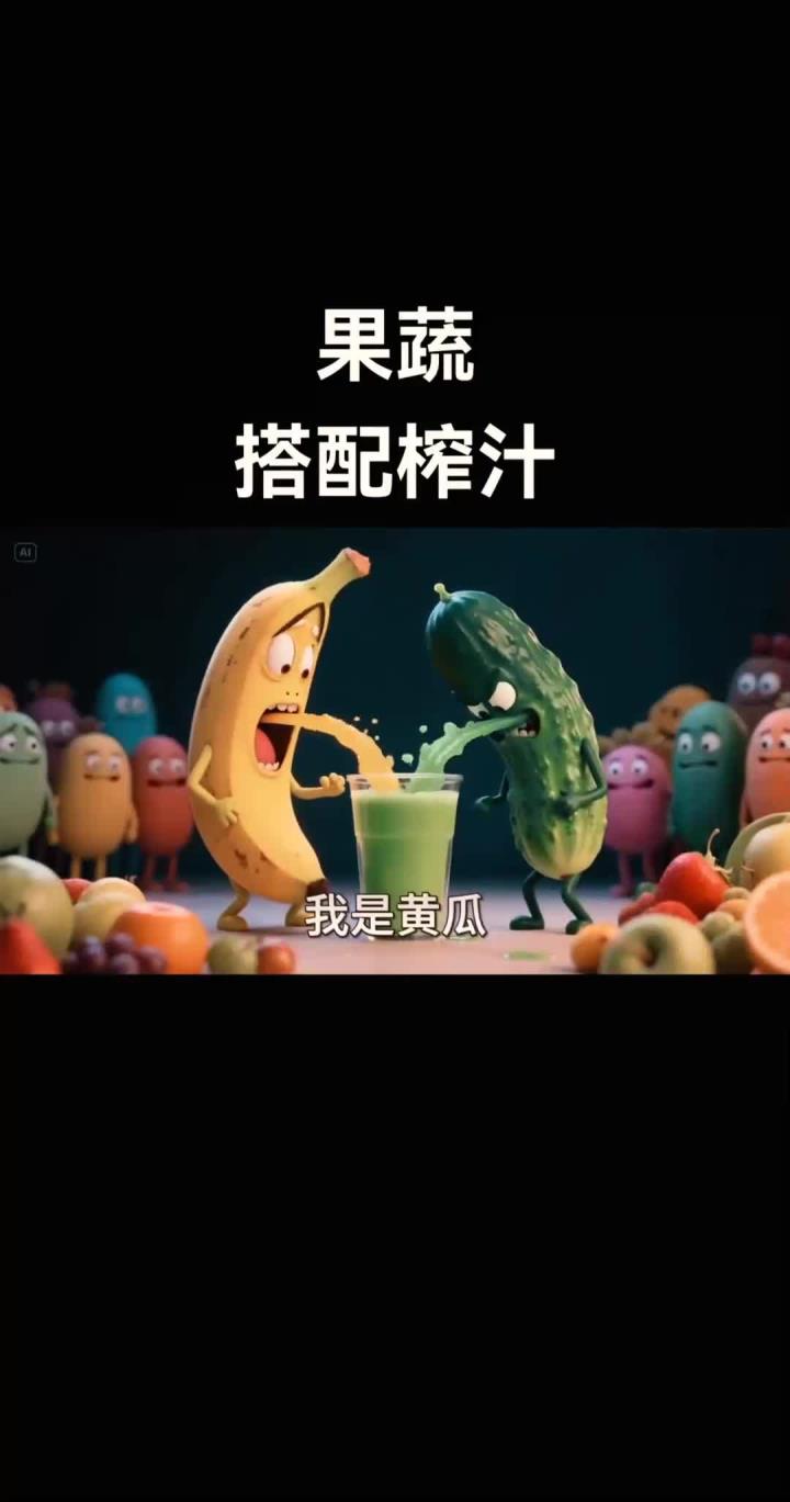 水果和蔬菜一起榨汁 果蔬汁 女生必看 自制饮品 养生