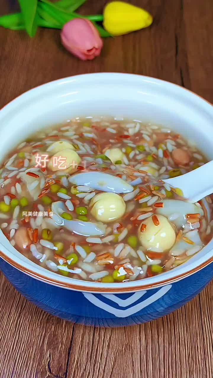 红枣山药粥糯糯，香甜到转圈圈