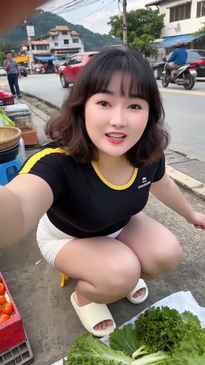 路边菜摊遇惊喜,新鲜蔬菜引围观!