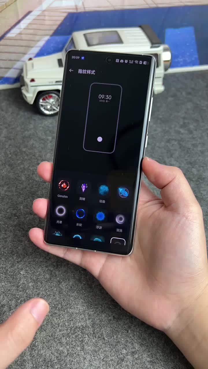 OPPO、一加、真我手机如何更改指纹特效教程,新增鲨鱼导弹指纹,来自英雄联盟金克丝