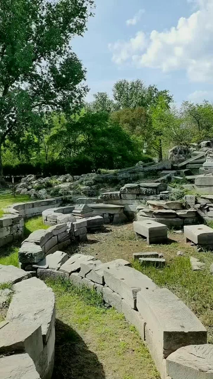 圆明园遗址公园由圆明园、长春园、绮春园三园组成+推荐一条林州雨天一日游路线!+来三