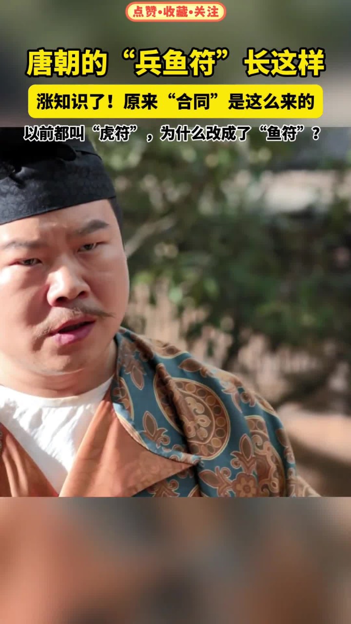 原来唐朝的兵鱼符长这样!涨知识了,“合同”是这么来的。长安的荔枝