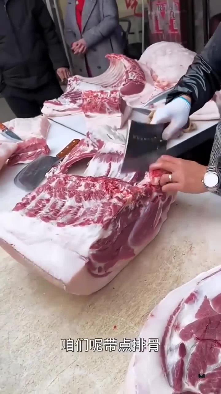 农村土猪肉非常好吃