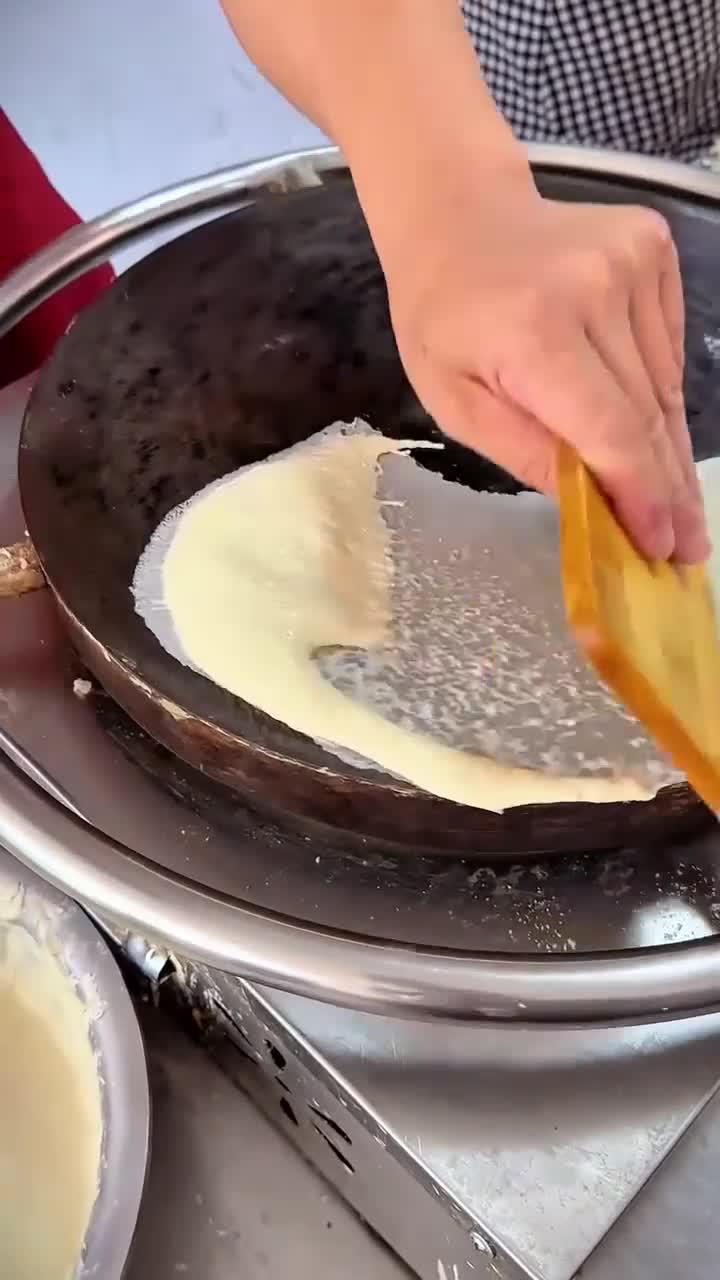 摊煎饼的做法
