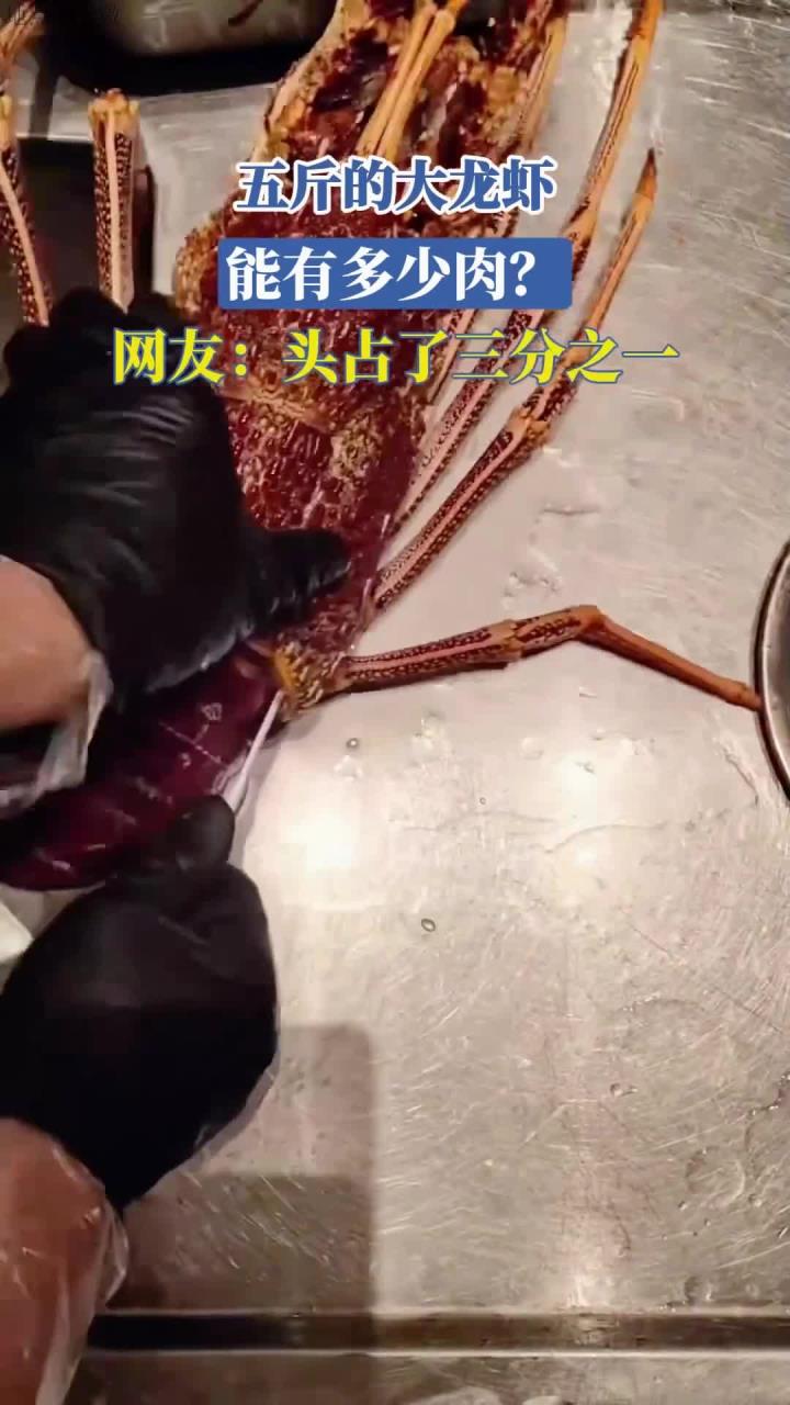 五斤的大龙虾，就这么点肉？