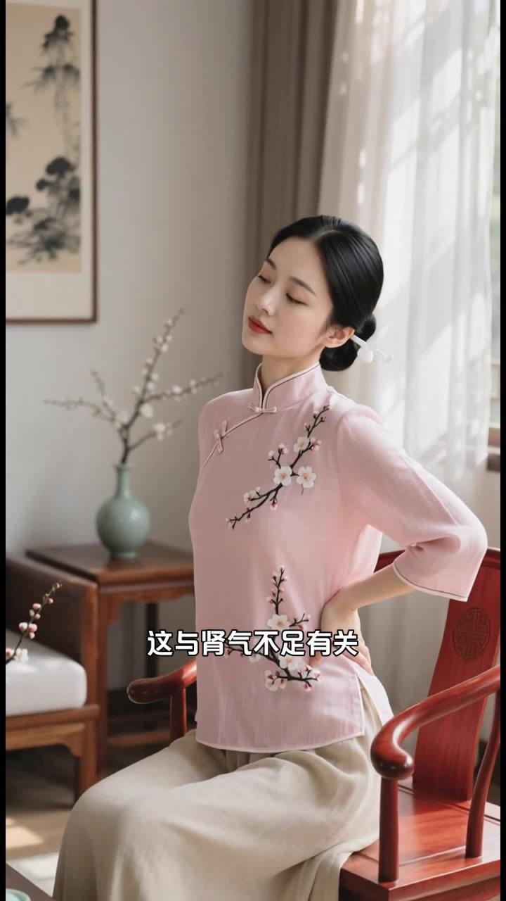 女生经期易腰酸,黑豆核桃粥常吃,强腰健肾酸减轻