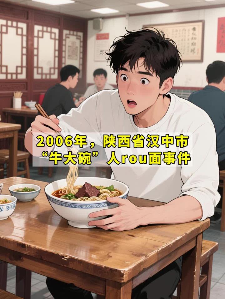 2006年陕西汉中“牛大碗”事件,真实事件,每日一案!