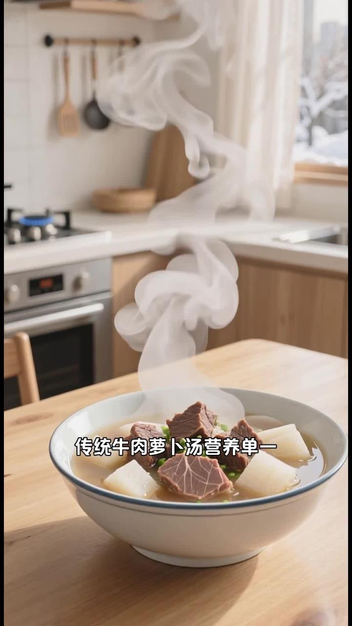 炖牛肉萝卜汤别只放两样!加颗红枣,暖身还补血