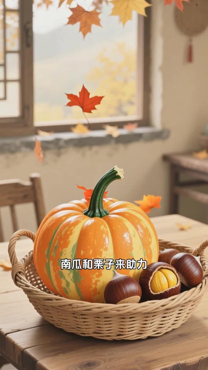 秋乏提神,南瓜栗子来助力