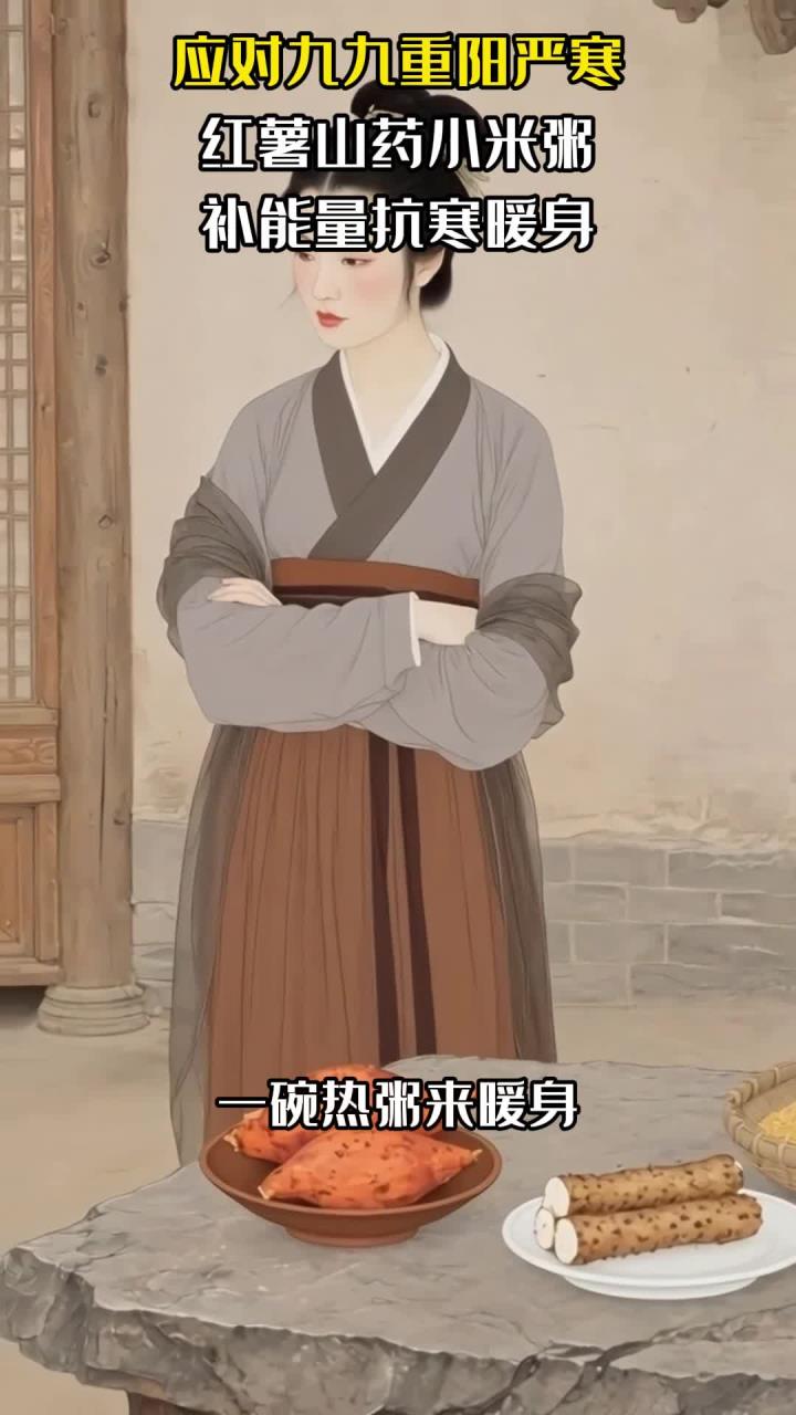 应对九九重阳严寒:红薯山药小米粥,补能量抗寒暖身