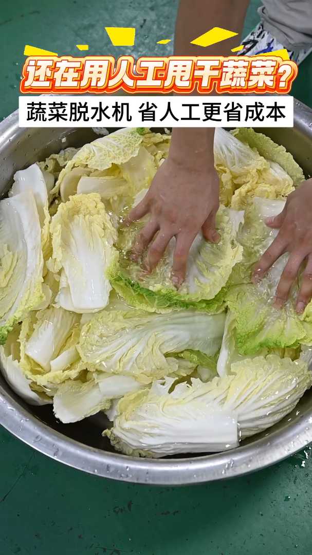还在用人工甩干蔬菜吗?蔬菜脱水机 省人工 更省成本