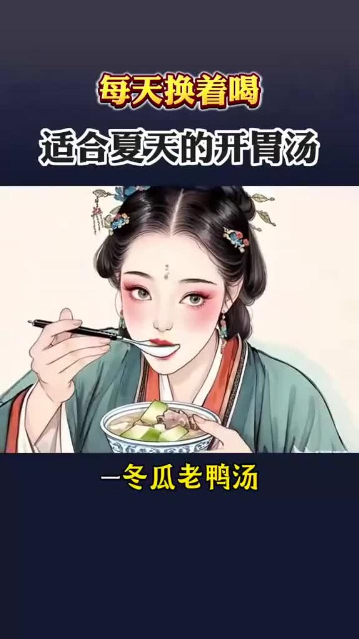 夏天要多喝的六道开胃汤,每天换着喝