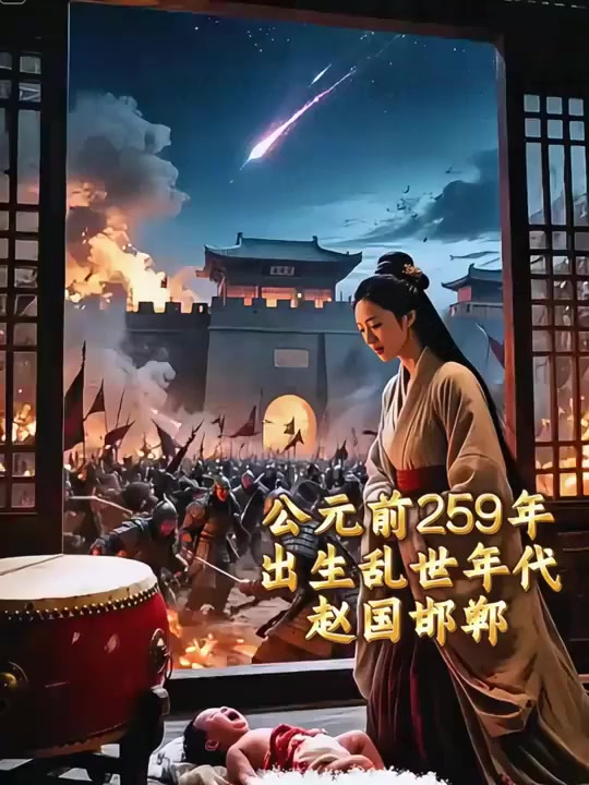 秦始皇出生于乱世年代,公元前259年赵国邯郸,开启了传奇的一生