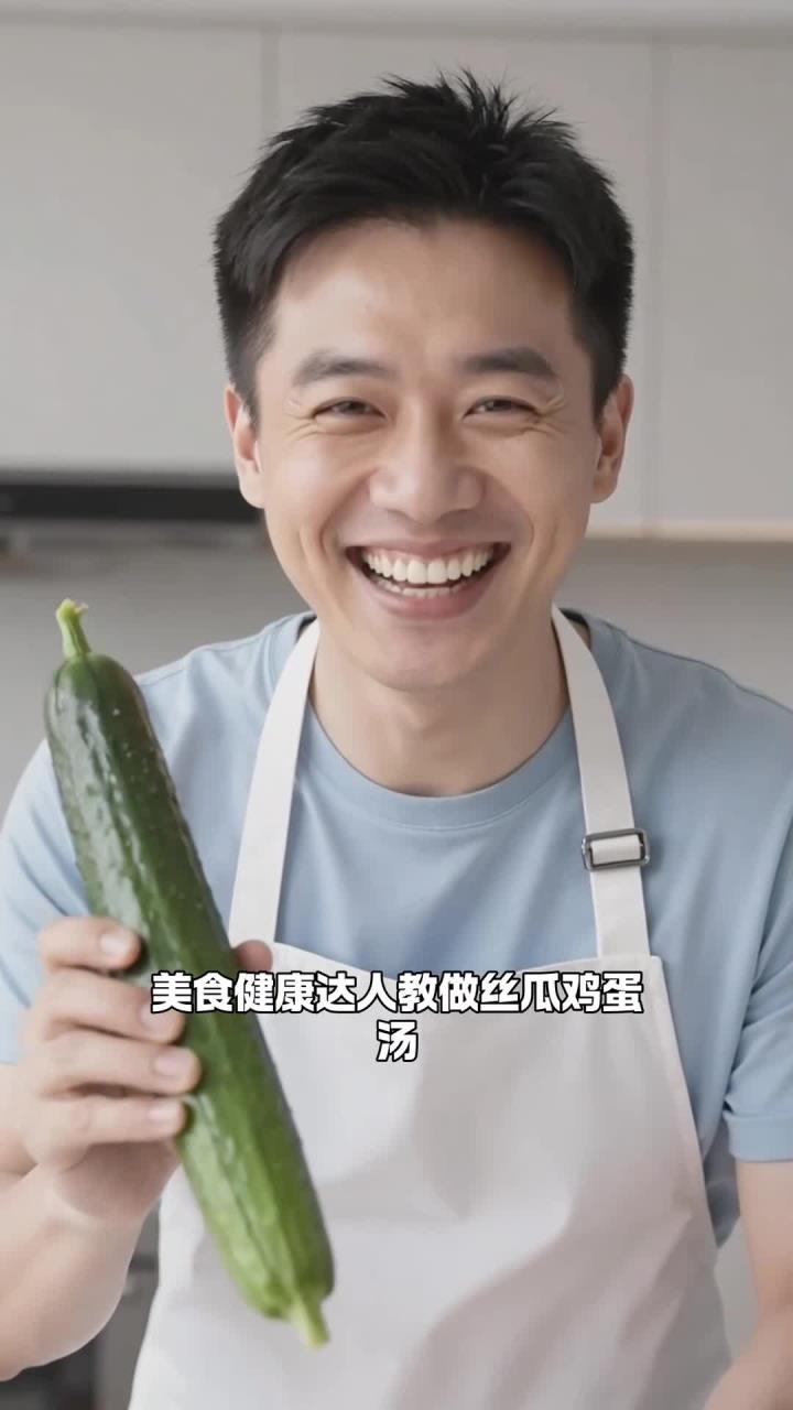 闲暇煮碗丝瓜鸡蛋汤,清热化痰润咽喉,闲时滋养更便捷