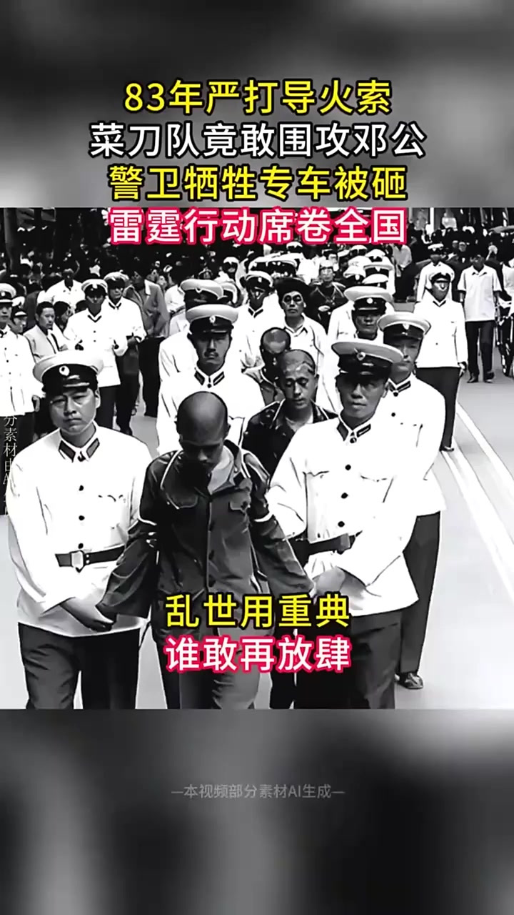 菜刀队公然拦截邓公车队,警卫牺牲专车被砸,雷行动席卷全国!(3)