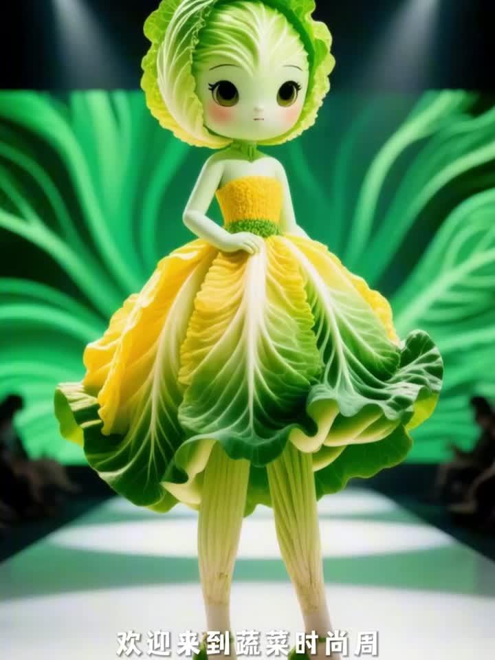 菜界超模的营养时装秀