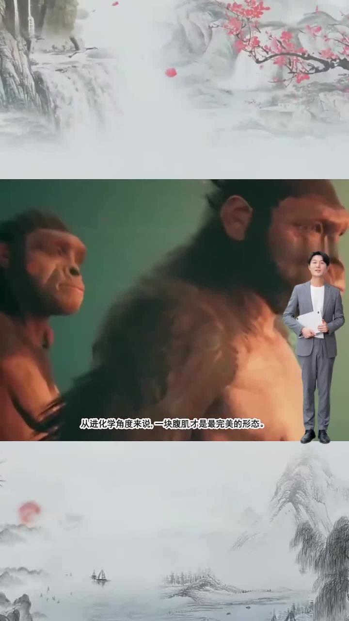腹肌一块才是最完美的！