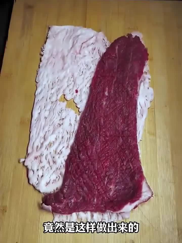 这就是我们常吃的雪花牛肉