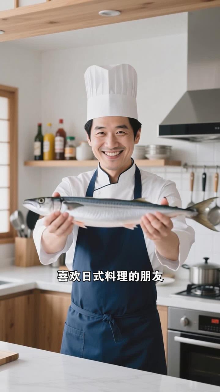 秋刀鱼烤,香嫩又入味,日式家常菜