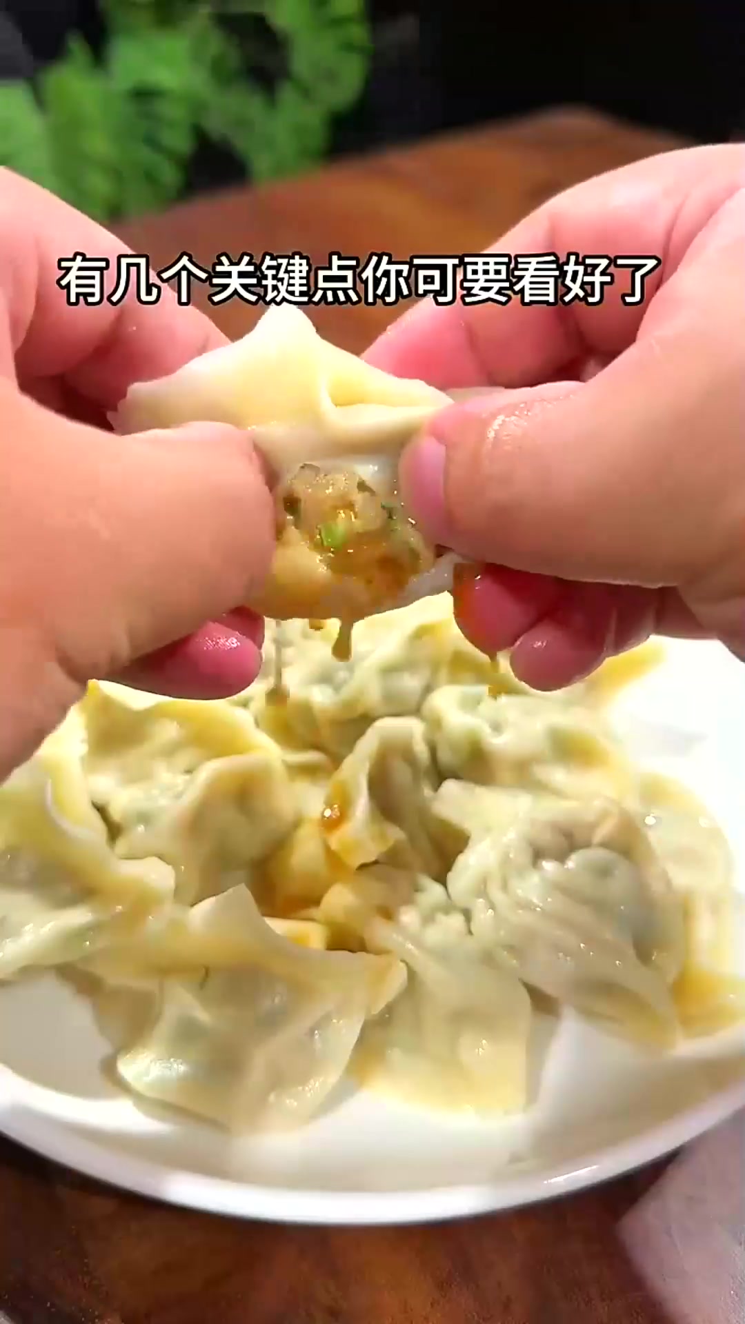  鲜嫩多汁的韭菜肉水饺懒人做法一看就会