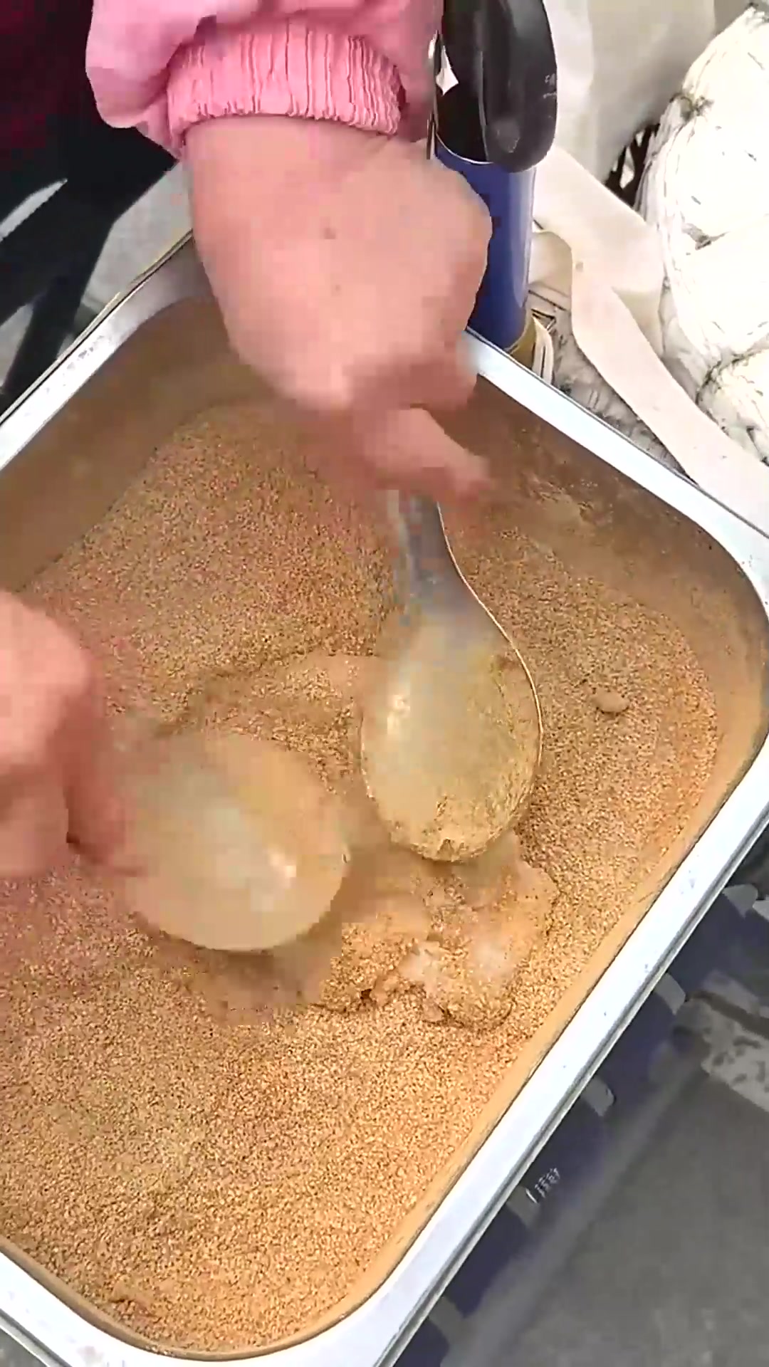  重庆街头偶遇糯米团,这也太好吃了吧~