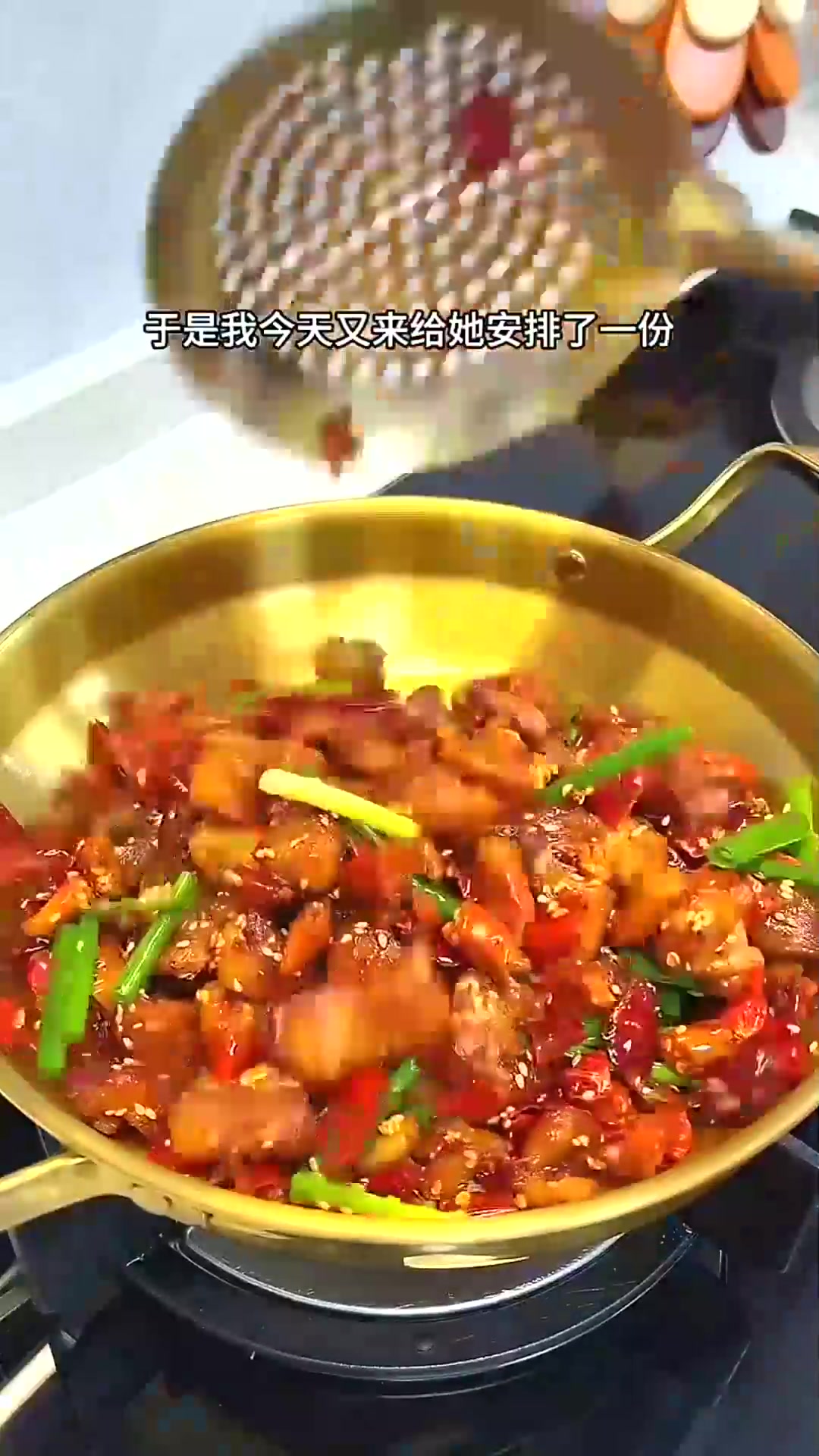  今天又做了孩子们点名要吃的辣子鸡