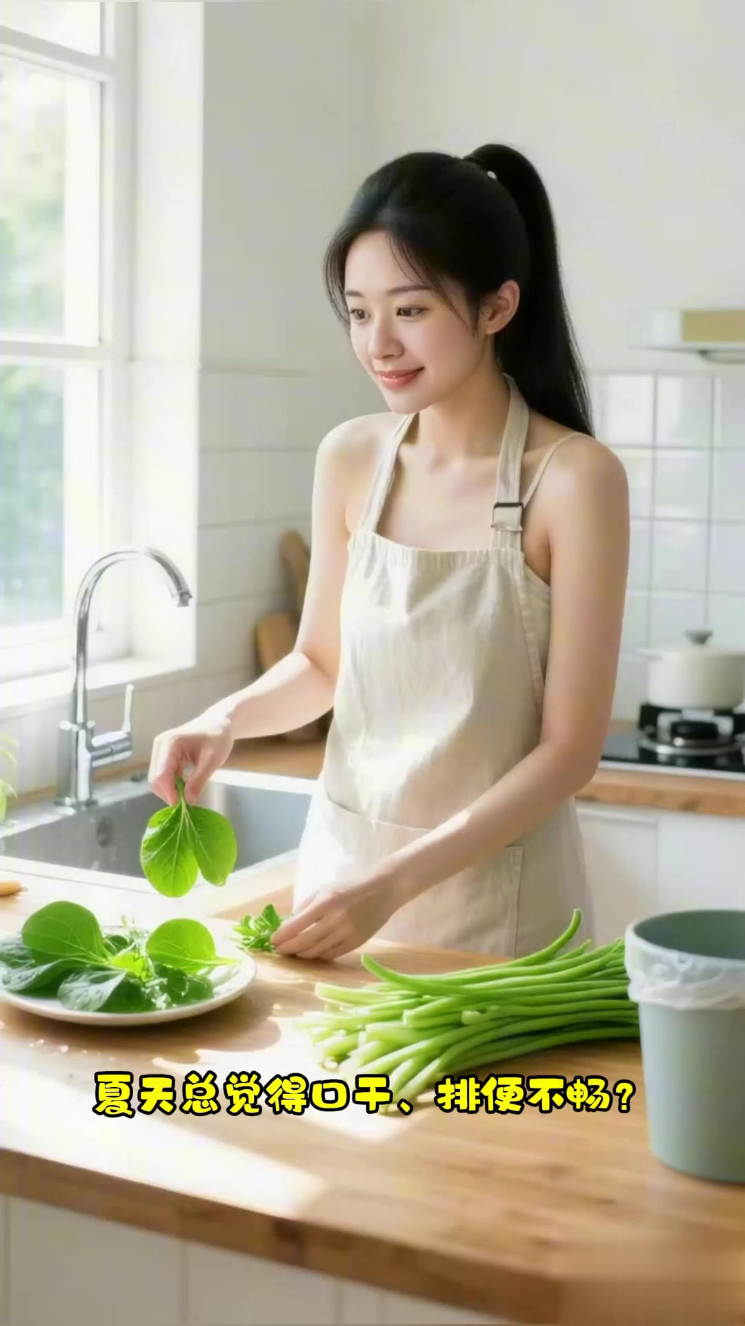 夏季吃空心菜梗!凉拌清热的食材利用法