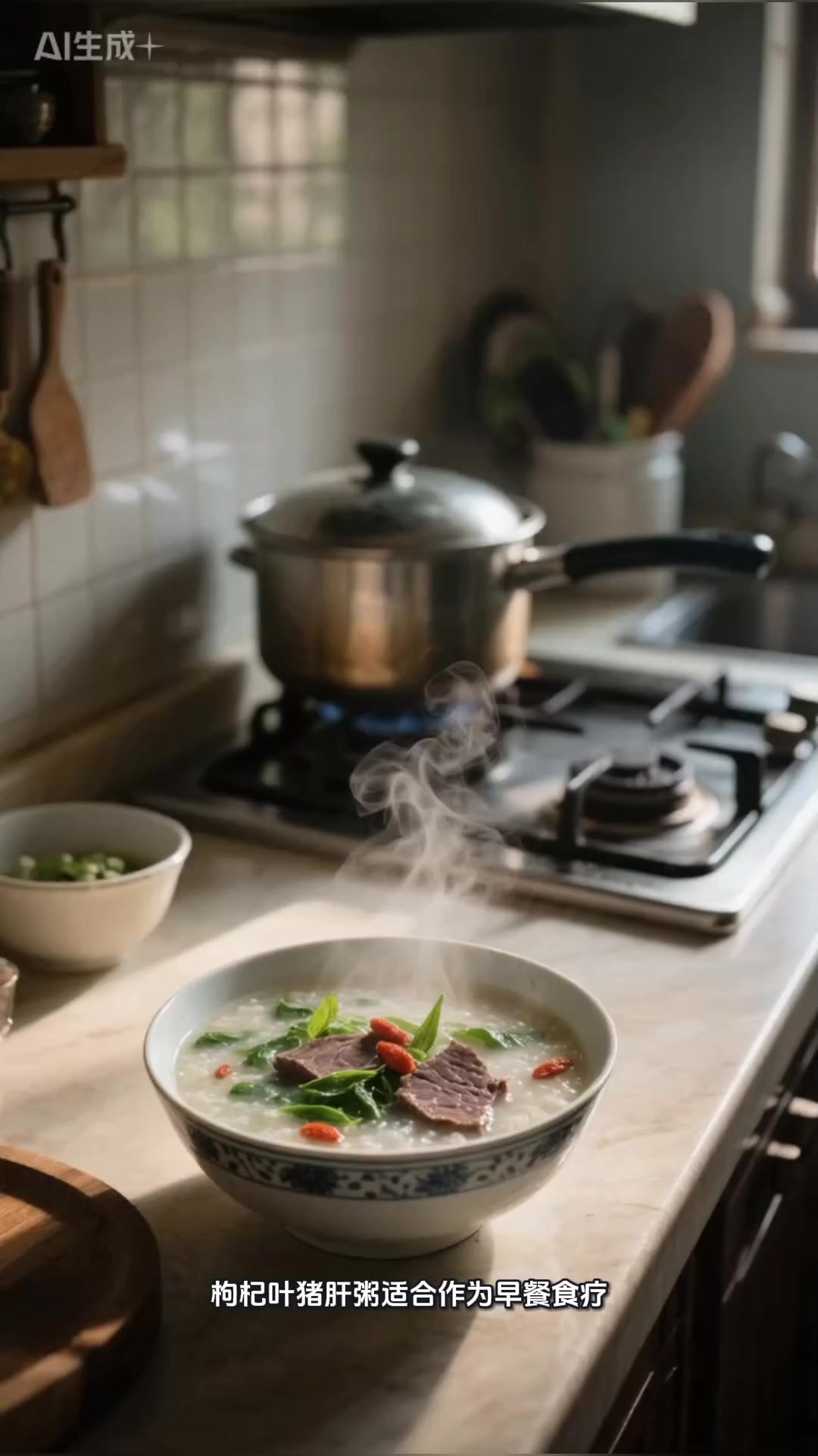 枸杞叶猪肝最适合 早餐食疗方法