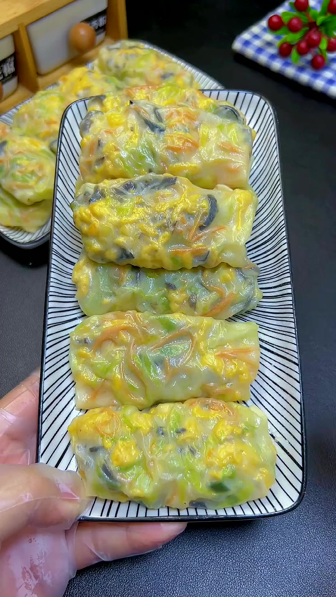 好吃不长肉的蔬菜卷，不用和面，难度减半