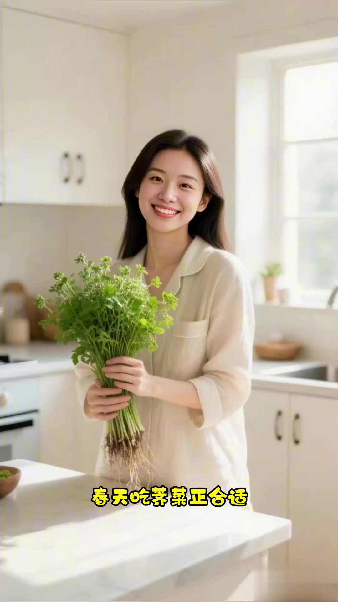 春季吃荠菜!加鸡蛋包饺子的清热新吃法