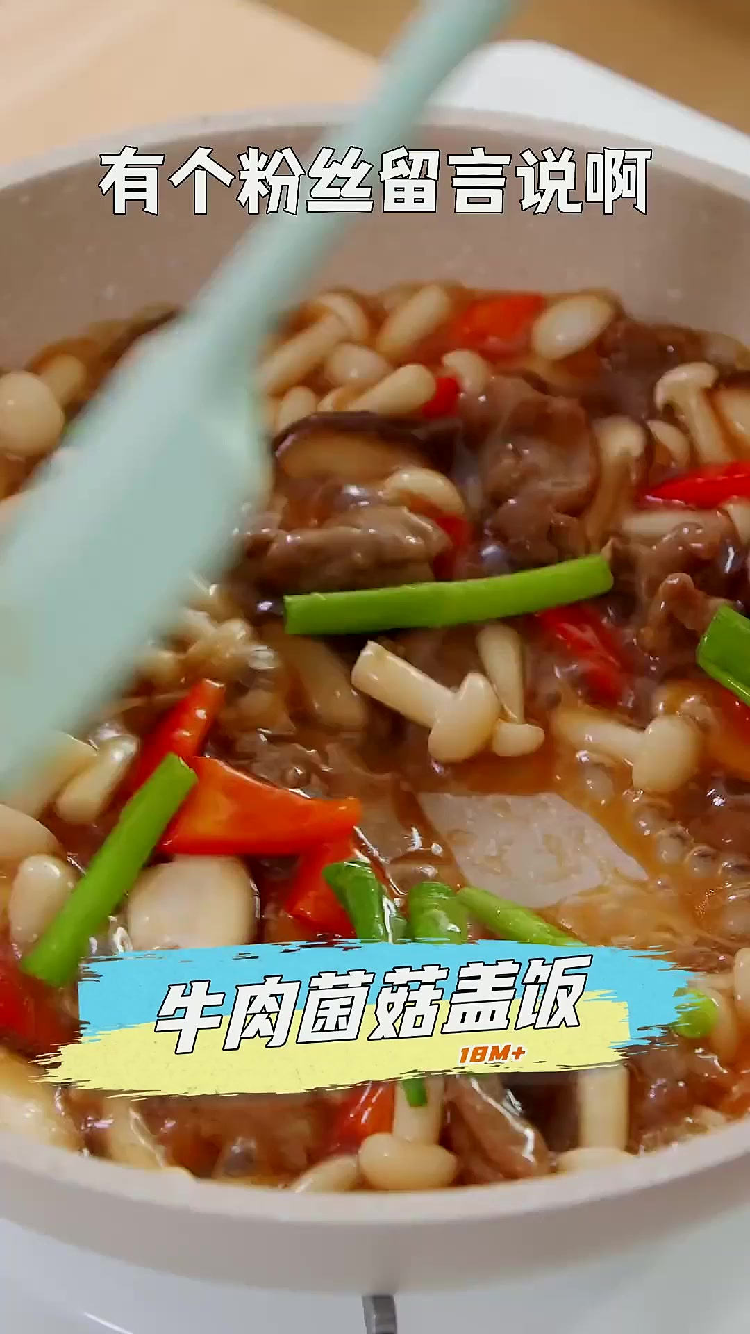 营养均衡的牛肉菌菇饭,荤素搭配,好吃下饭!