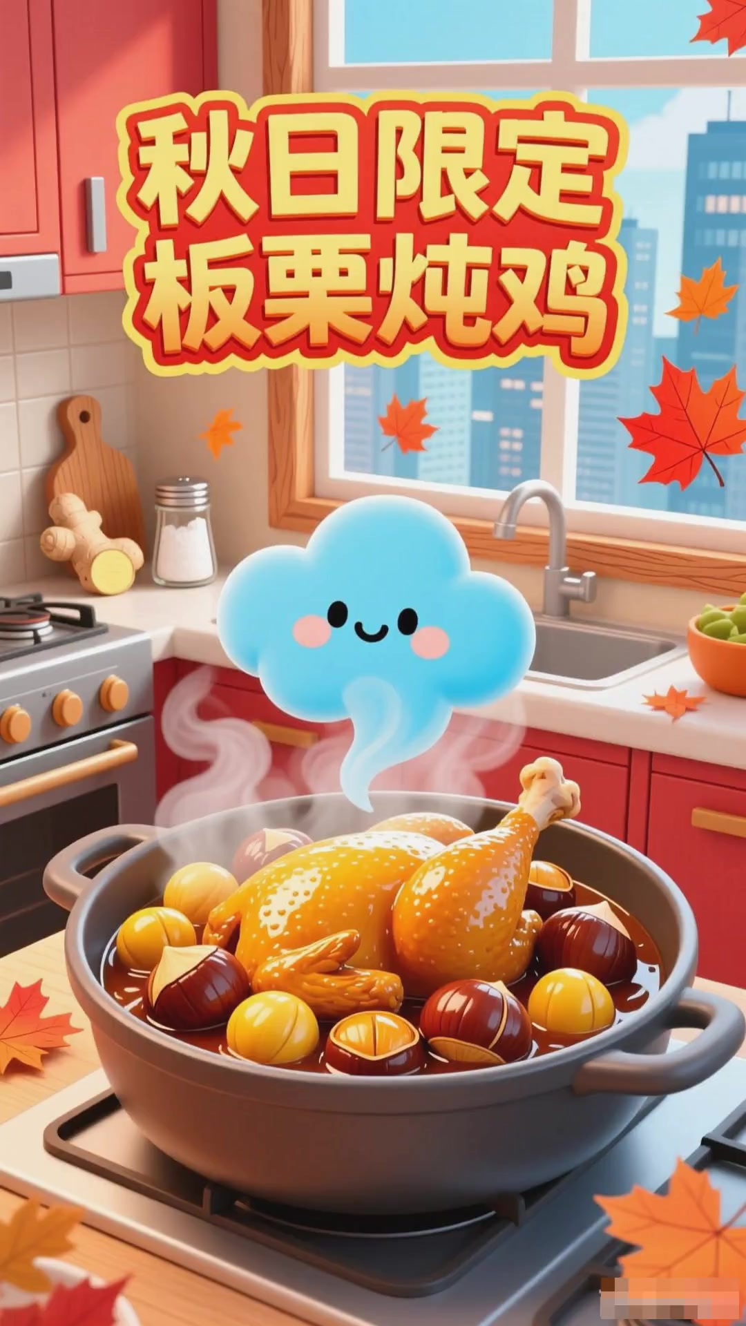 秋季炖鸡怕单调?加板栗更滋补!栗吸肉香、肉带栗甜,美味又养身