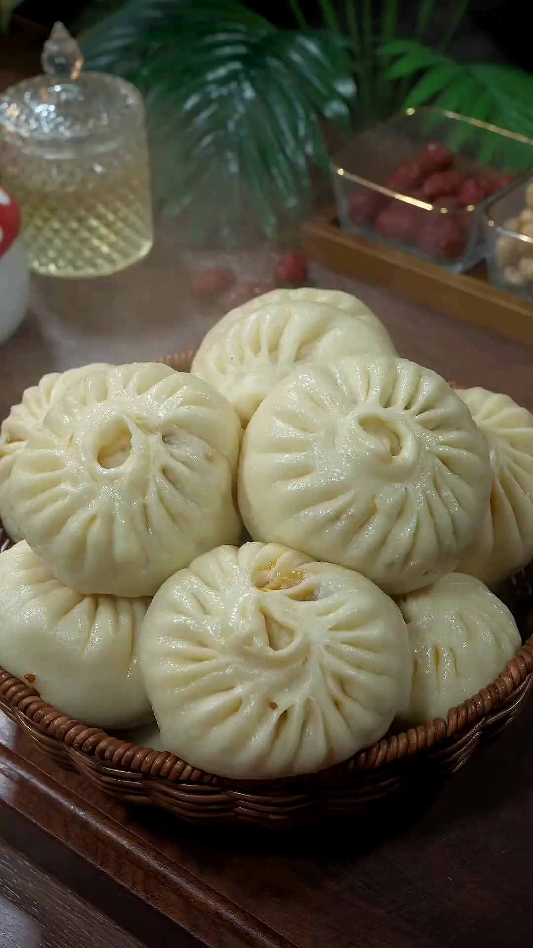 白菜酱肉粉条包子