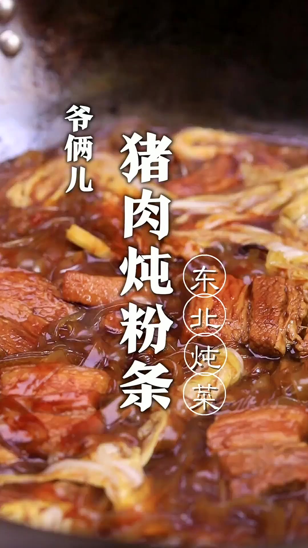 东北炖菜猪肉炖粉条，这个季节是家家户户的看家菜，热热乎乎嘎嘎
