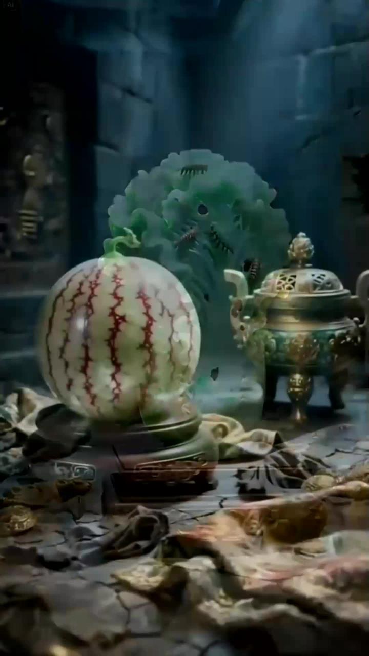 据估算，慈禧太后陪葬的翡翠白菜价值，约相当于现在3亿人民币