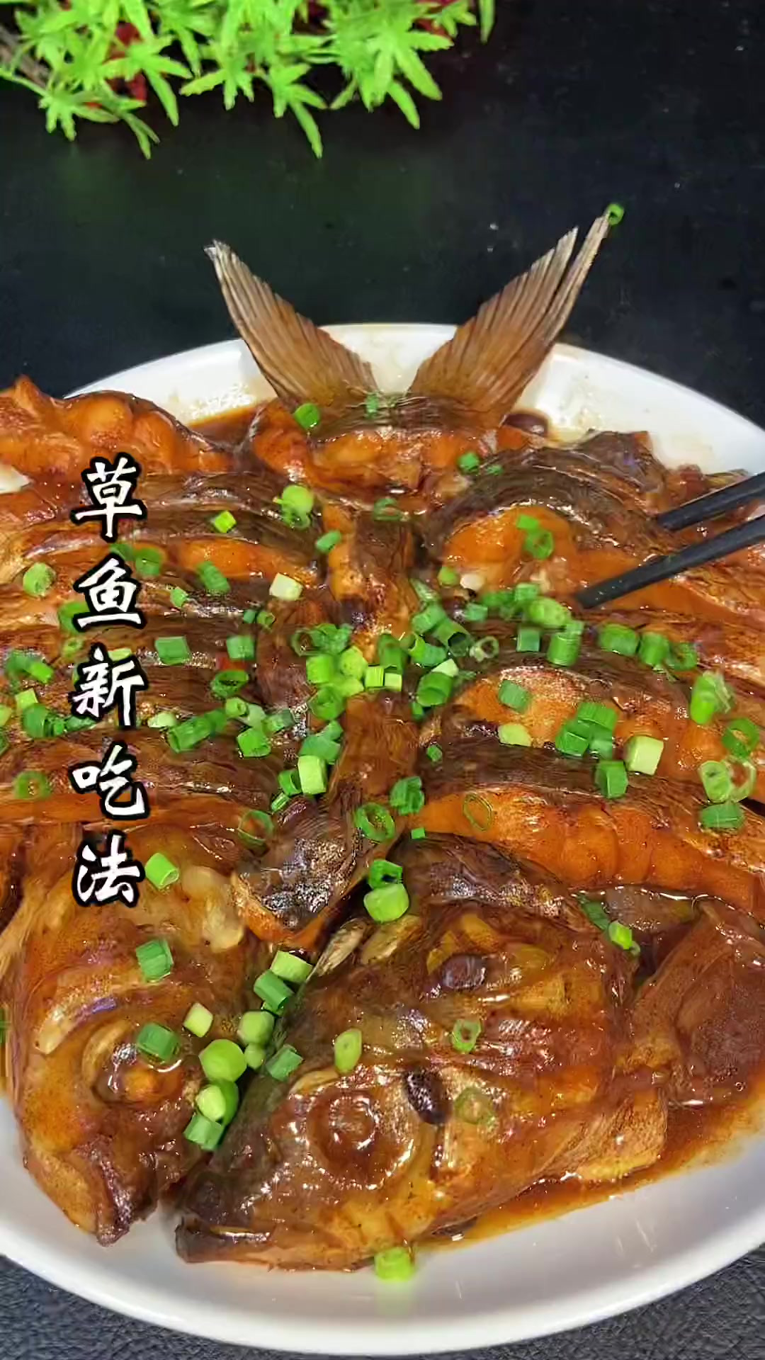 草鱼在家跟我这样做不用煎也不用炸鱼肉又鲜又嫩非常的弱好吃