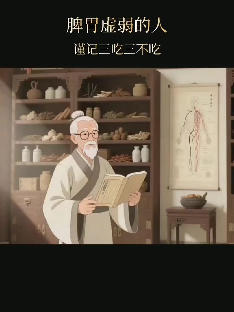 脾胃虚弱的人谨记三吃三不吃
