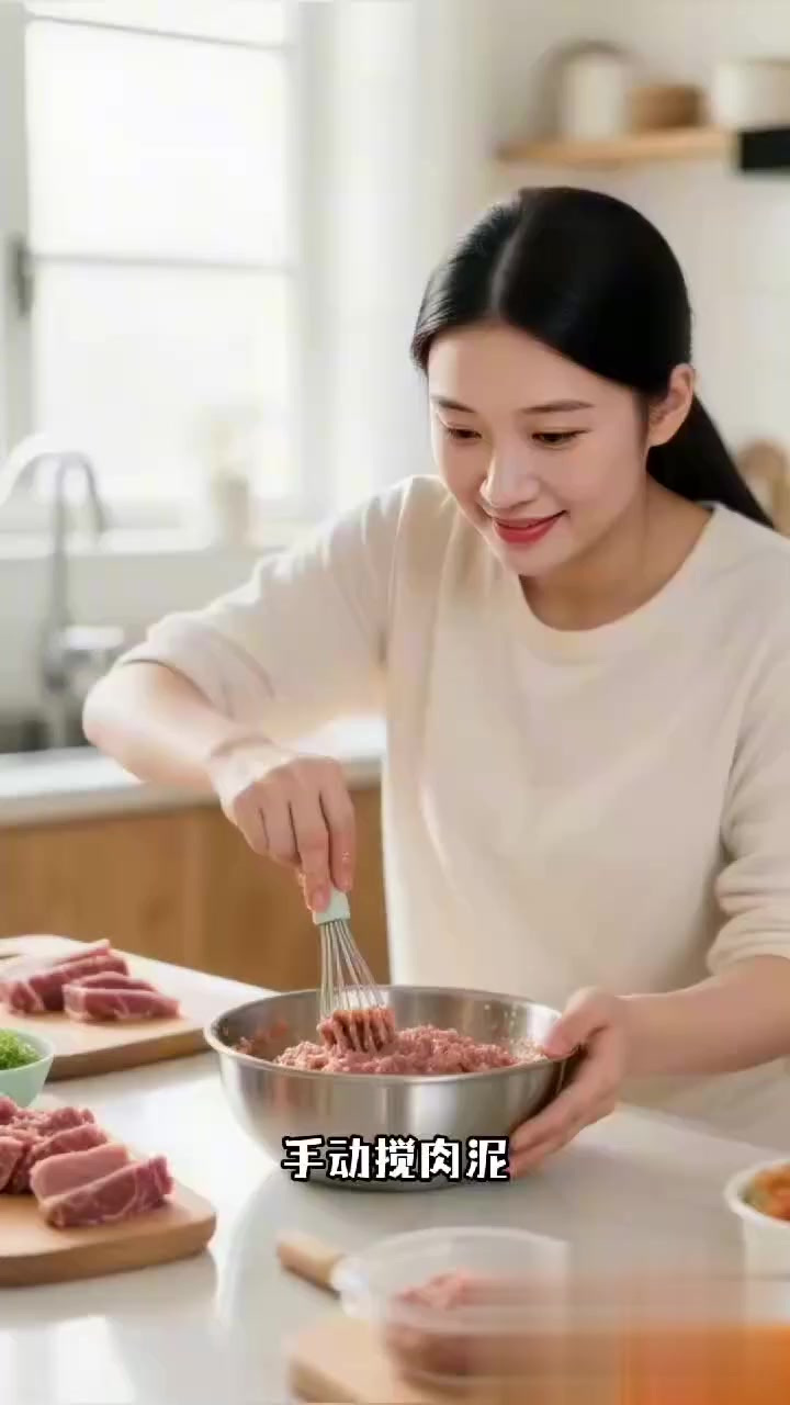 宝妈带娃做辅食搅拌肉泥手腕酸 + 手干?番茄蛋汤 + 电动搅