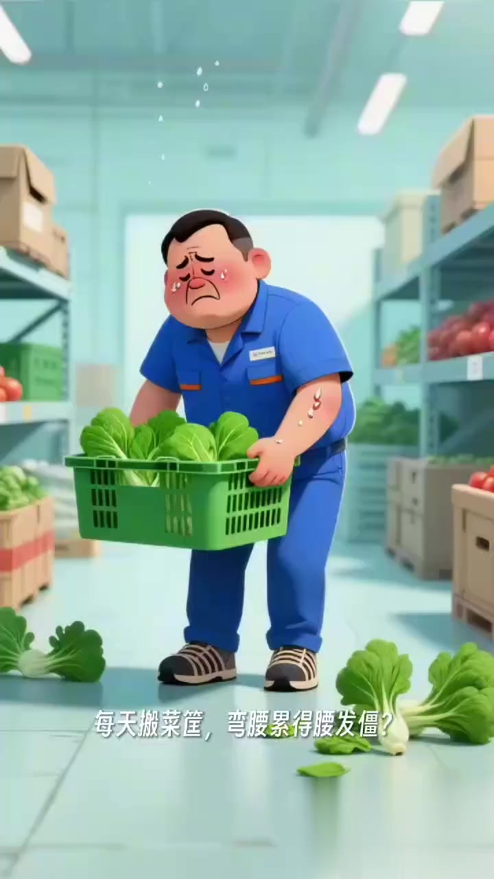 社区生鲜分拣员:搬蔬菜筐腰累 + 挑水果久站腿肿?鸡肉粥 +