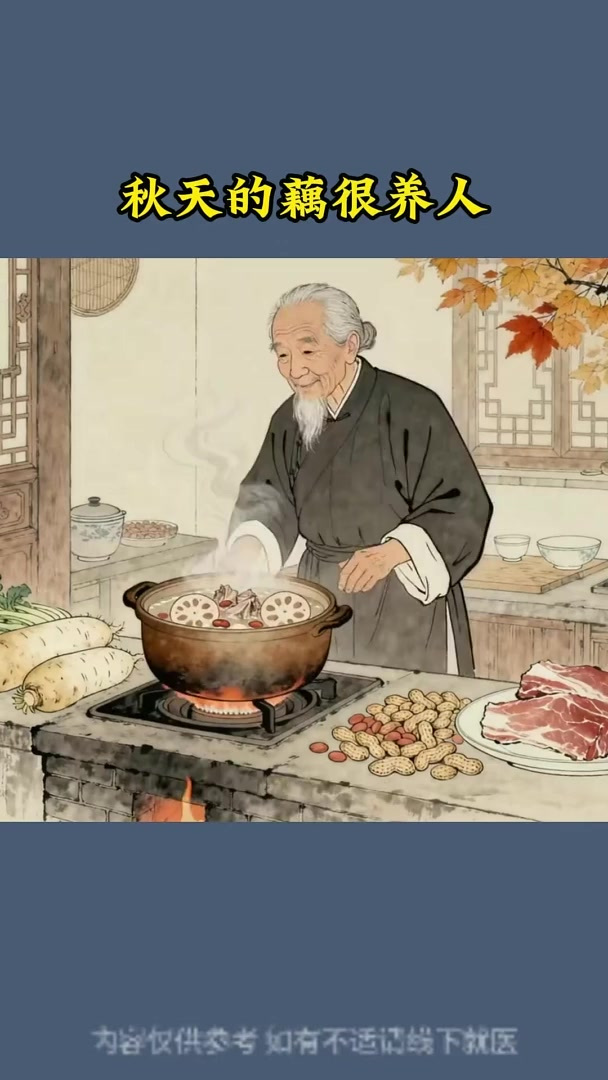秋日养生首选!莲藕花生排骨汤